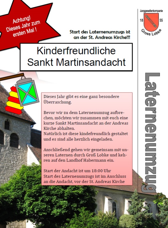 Martinsandacht 2017