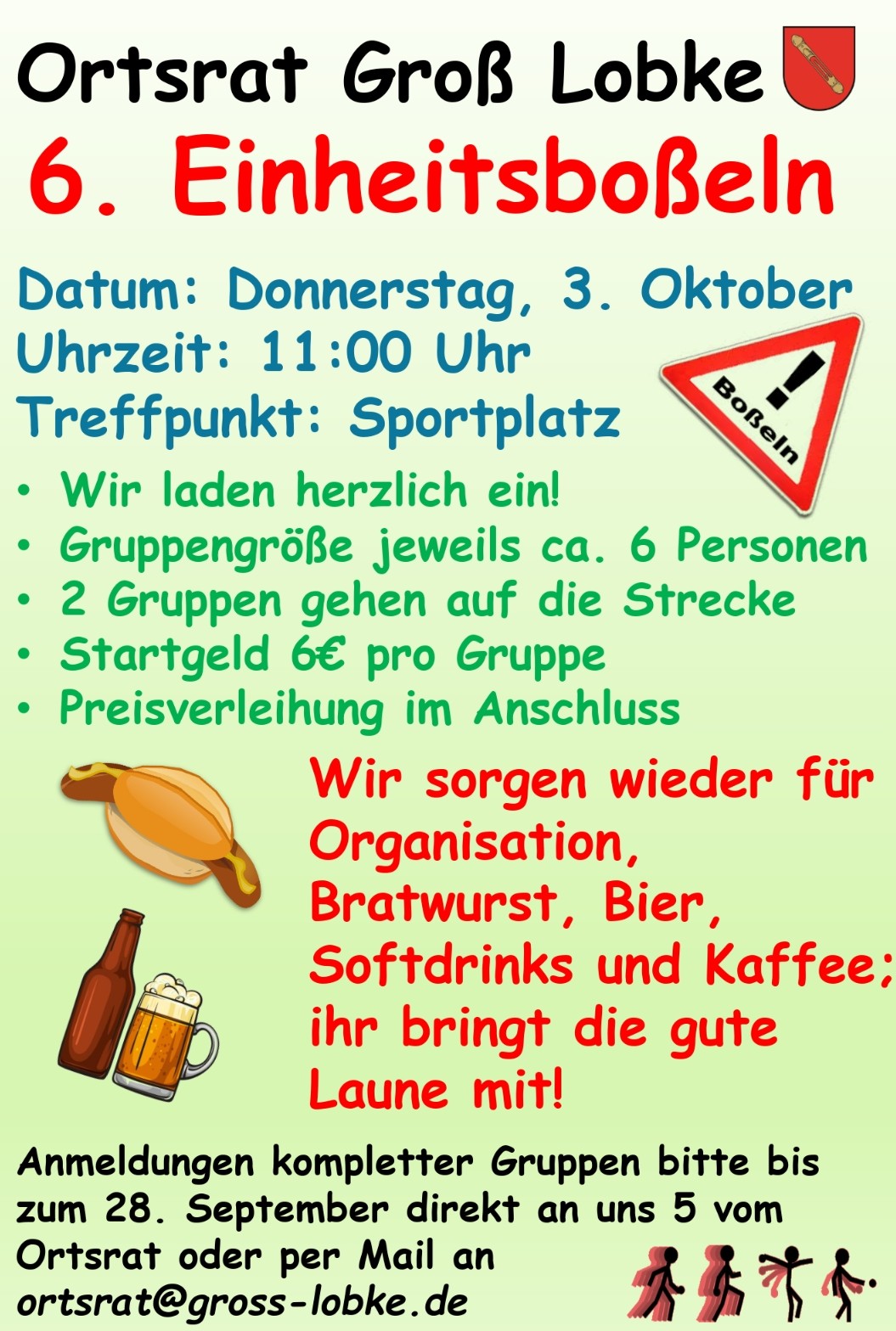 Flyer Einheitsbosseln 2024