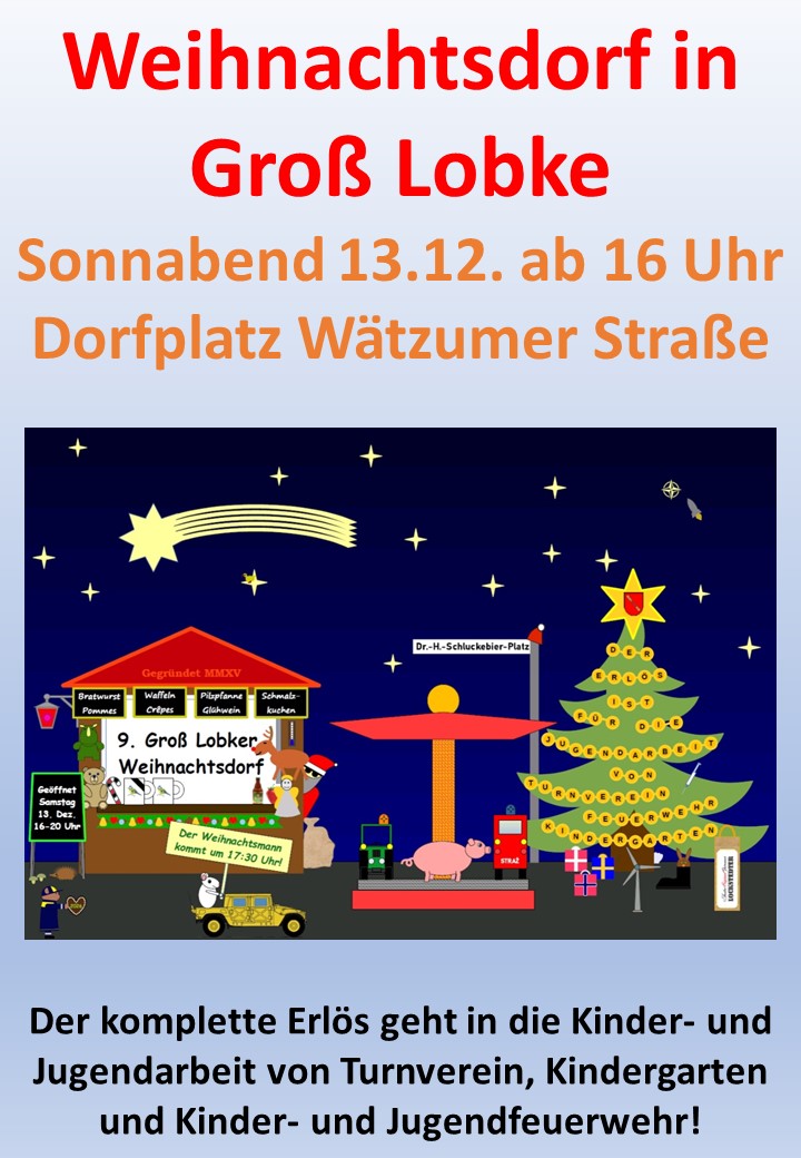 Flyer Weihnachtsdorf 2025